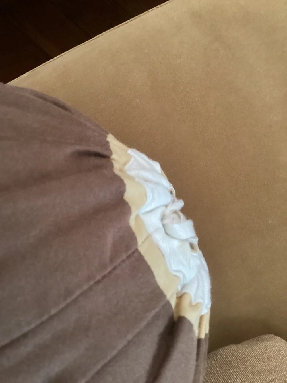 Pottery barn Duncan striped bolster great shape!